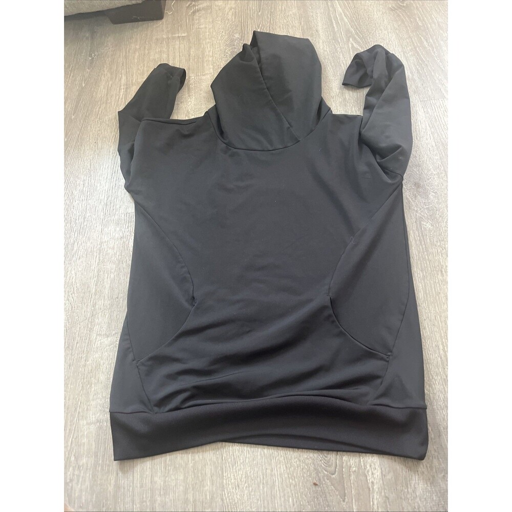 GapFit Breathe Women’s Small Black Pullover Hoodie With Pockets